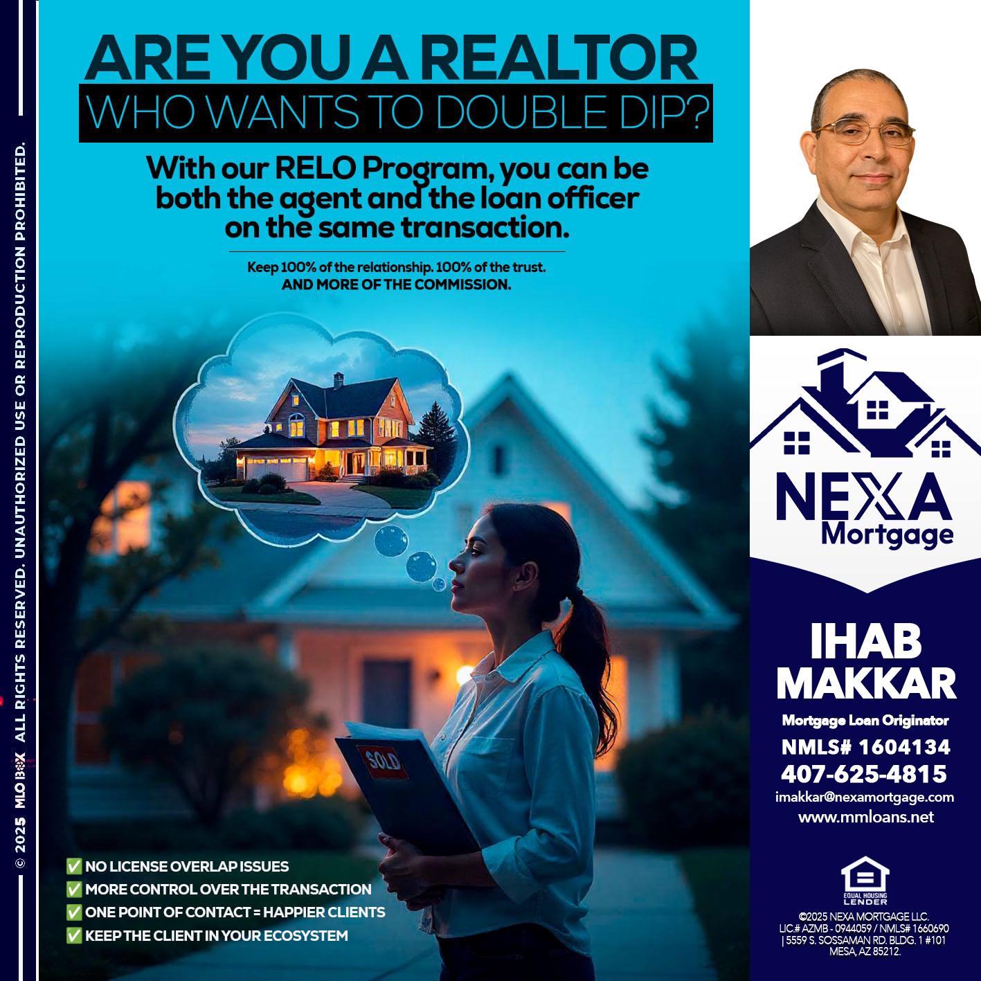 Are you a Realtor? - Ihab Makkar -Mortgage Loan Originator