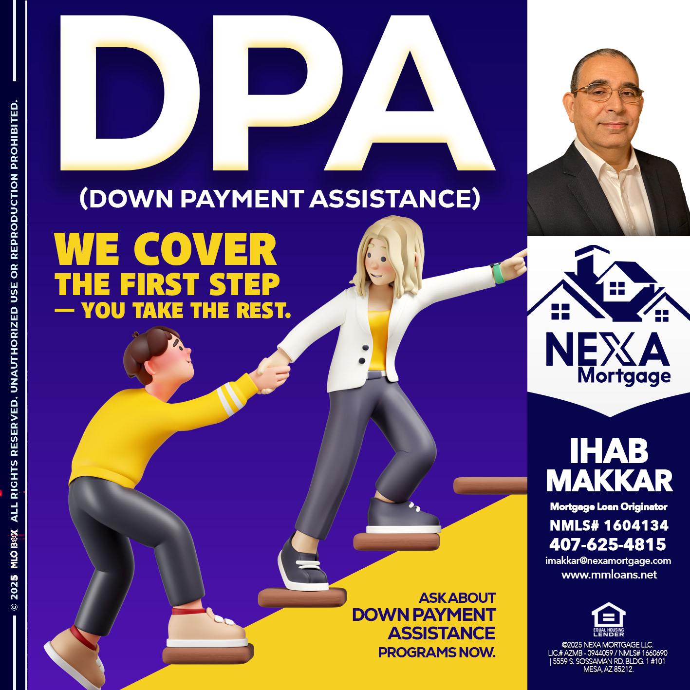 DPA LOANS - Ihab Makkar -Mortgage Loan Originator