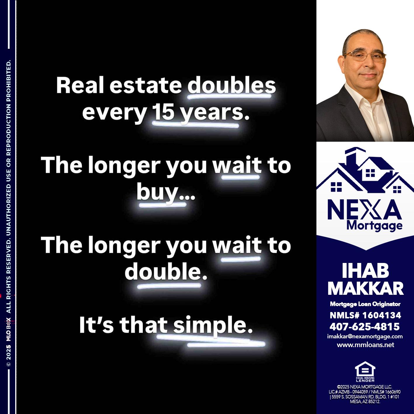 REAL ESTATE - Ihab Makkar -Mortgage Loan Originator