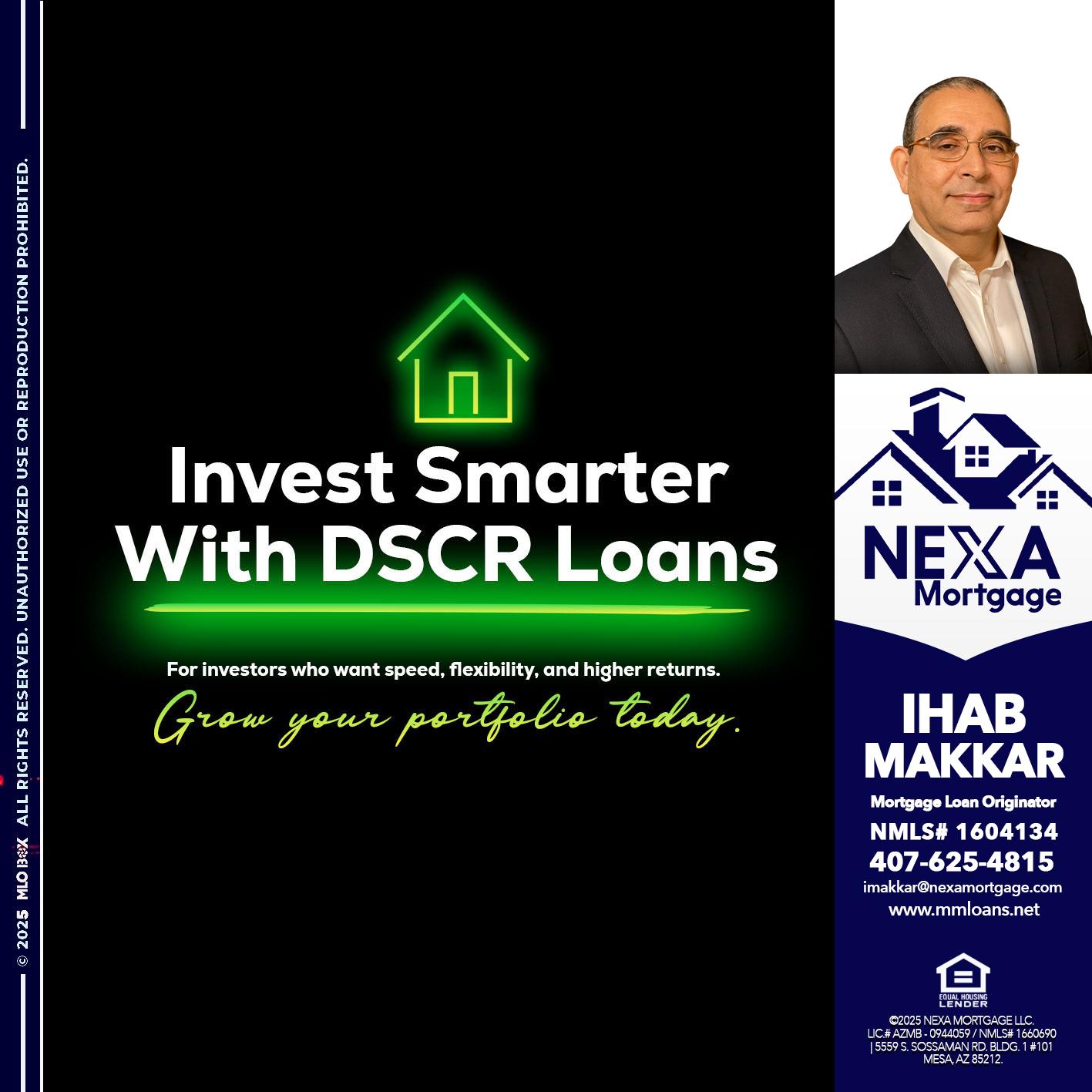 invest smarter - Ihab Makkar -Mortgage Loan Originator