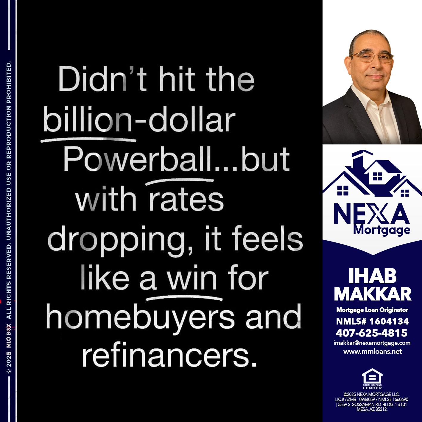 DIDNT HIT - Ihab Makkar -Mortgage Loan Originator