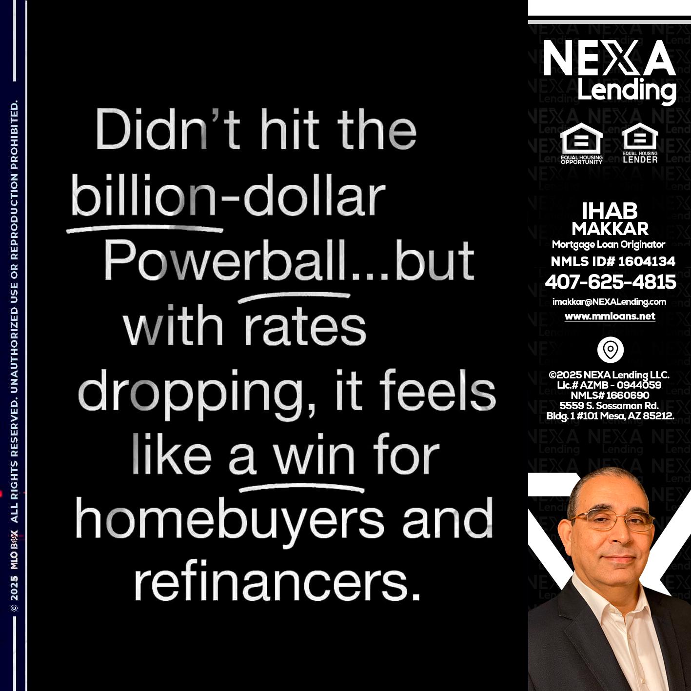 DIDNT HIT - Ihab Makkar -Mortgage Loan Originator