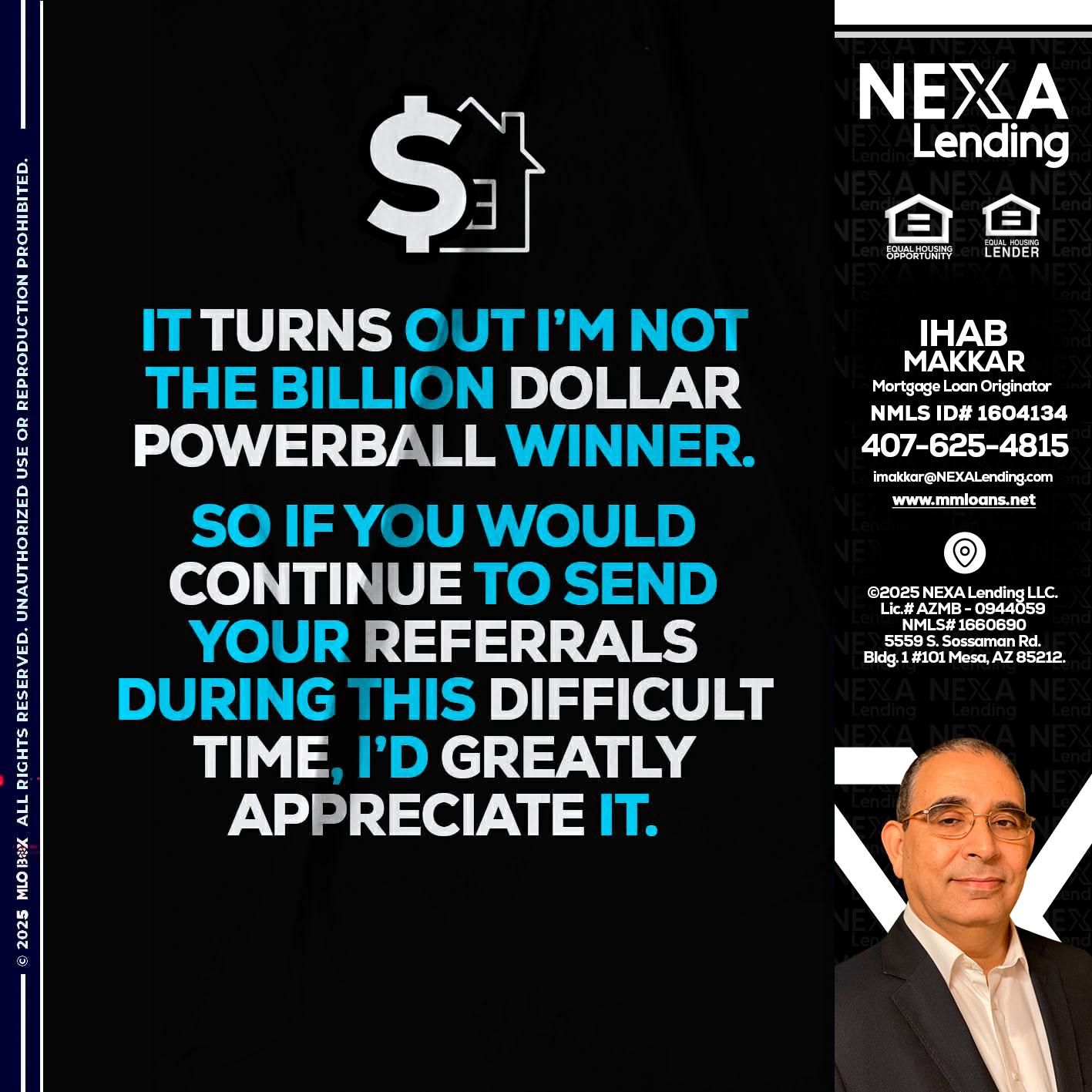 IT TURNS - Ihab Makkar -Mortgage Loan Originator