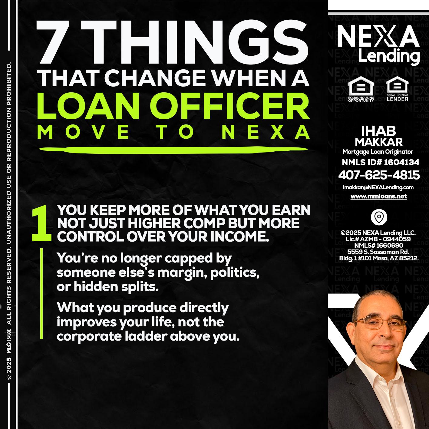 7 THINGS (1) - Ihab Makkar -Mortgage Loan Originator