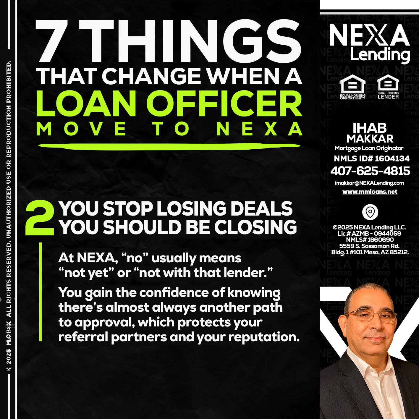 7 THINGS (2) - Ihab Makkar -Mortgage Loan Originator