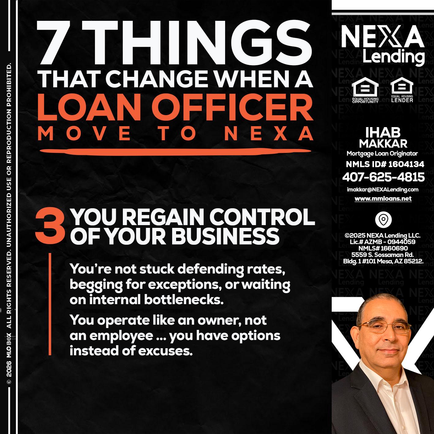 7 things (3) - Ihab Makkar -Mortgage Loan Originator