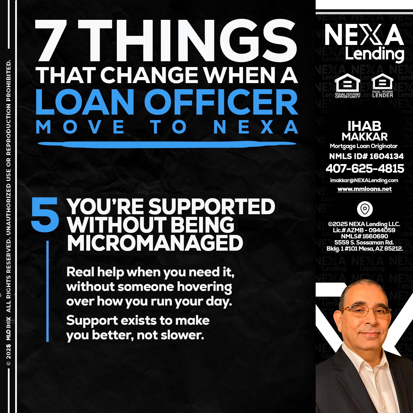 7 THINGS (5) - Ihab Makkar -Mortgage Loan Originator