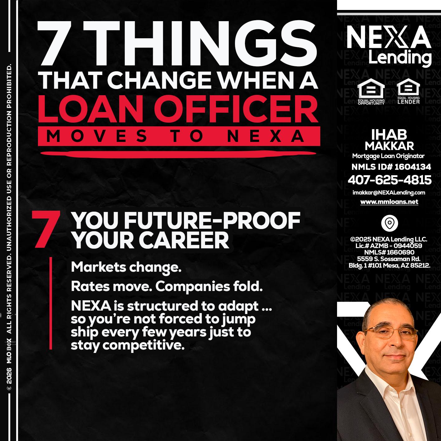 7 THINGS (7) - Ihab Makkar -Mortgage Loan Originator