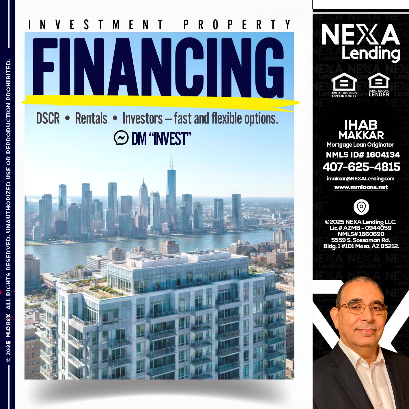 FINANCING - Ihab Makkar -Mortgage Loan Originator