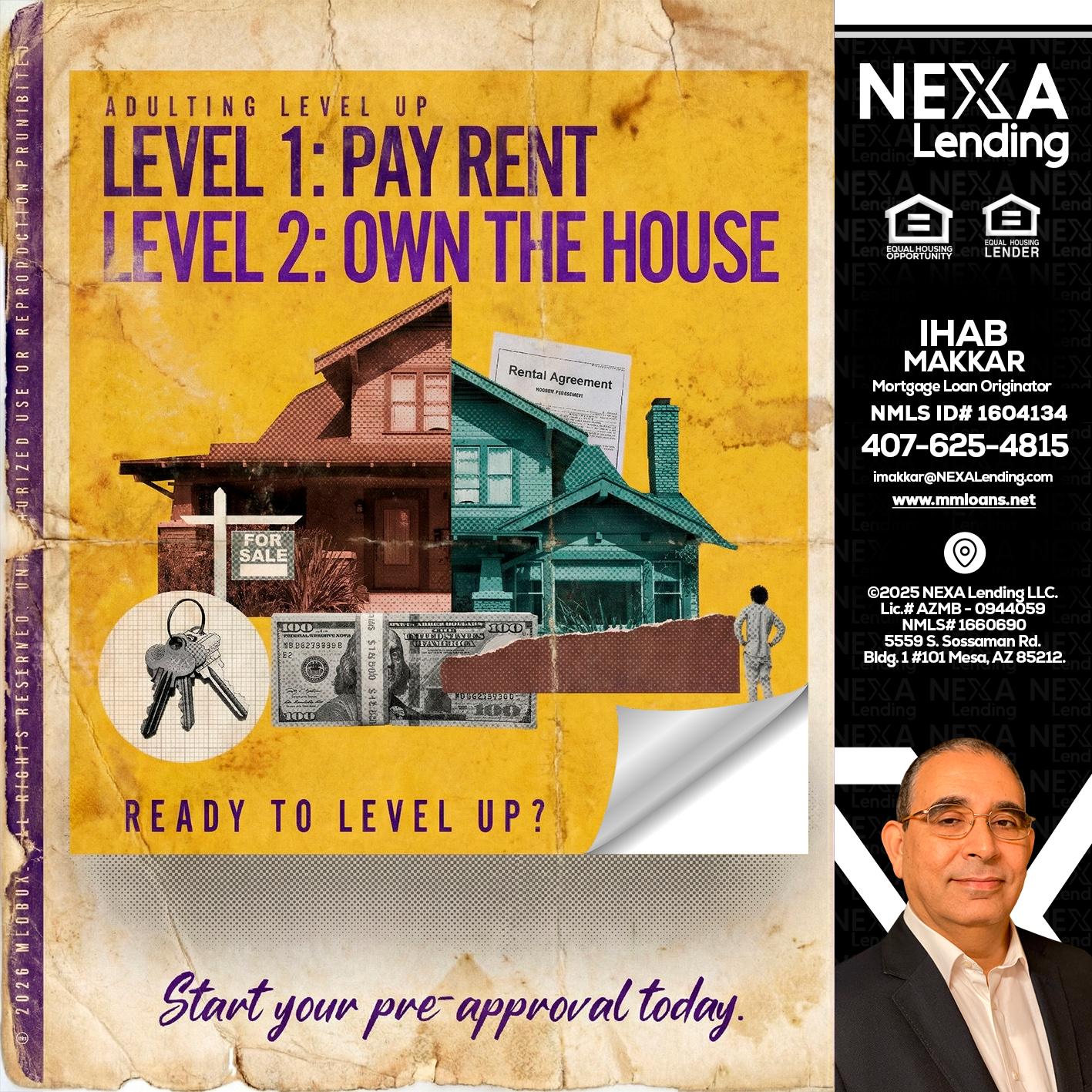 LEVEL 1 - Ihab Makkar -Mortgage Loan Originator