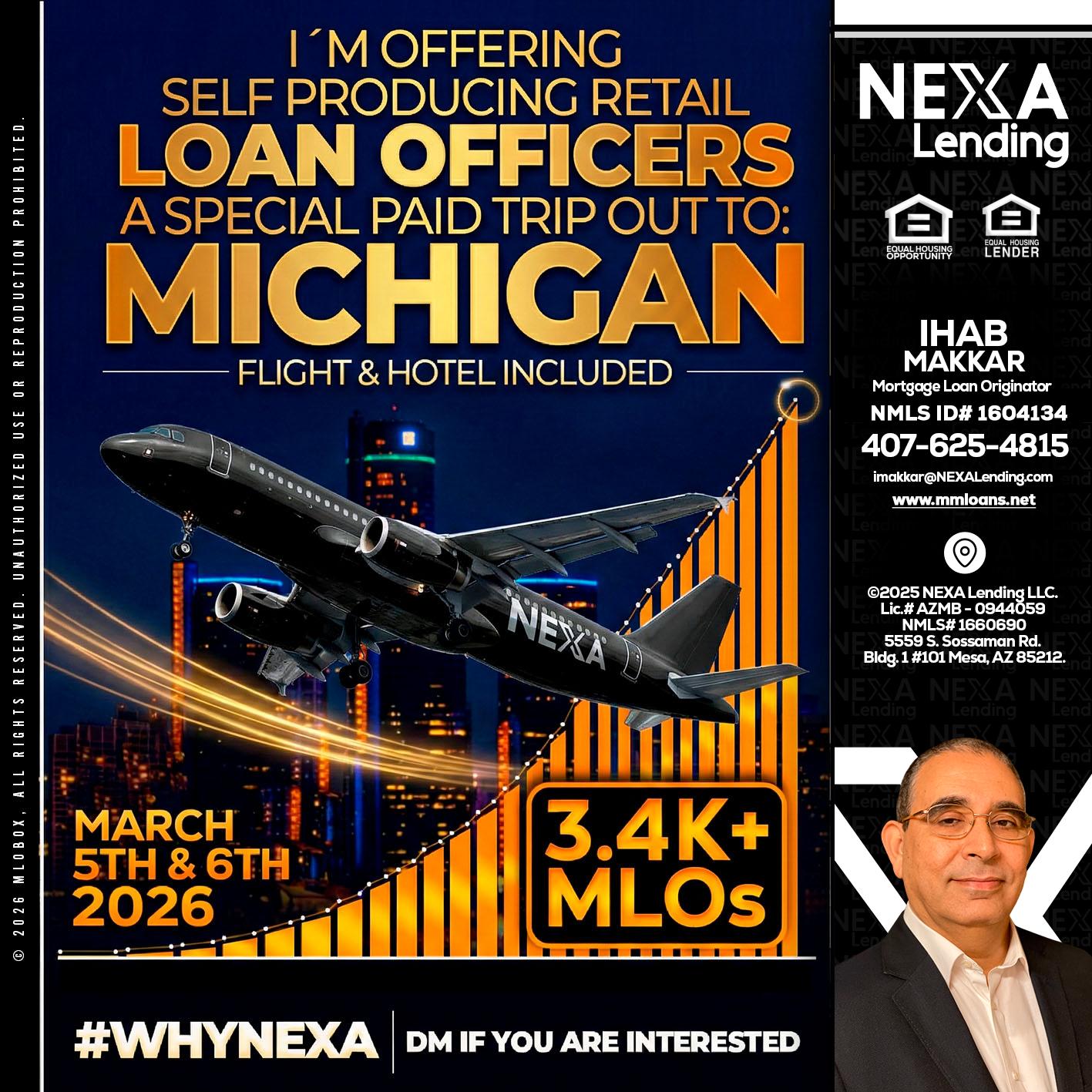 MICHIGAN - Ihab Makkar -Mortgage Loan Originator