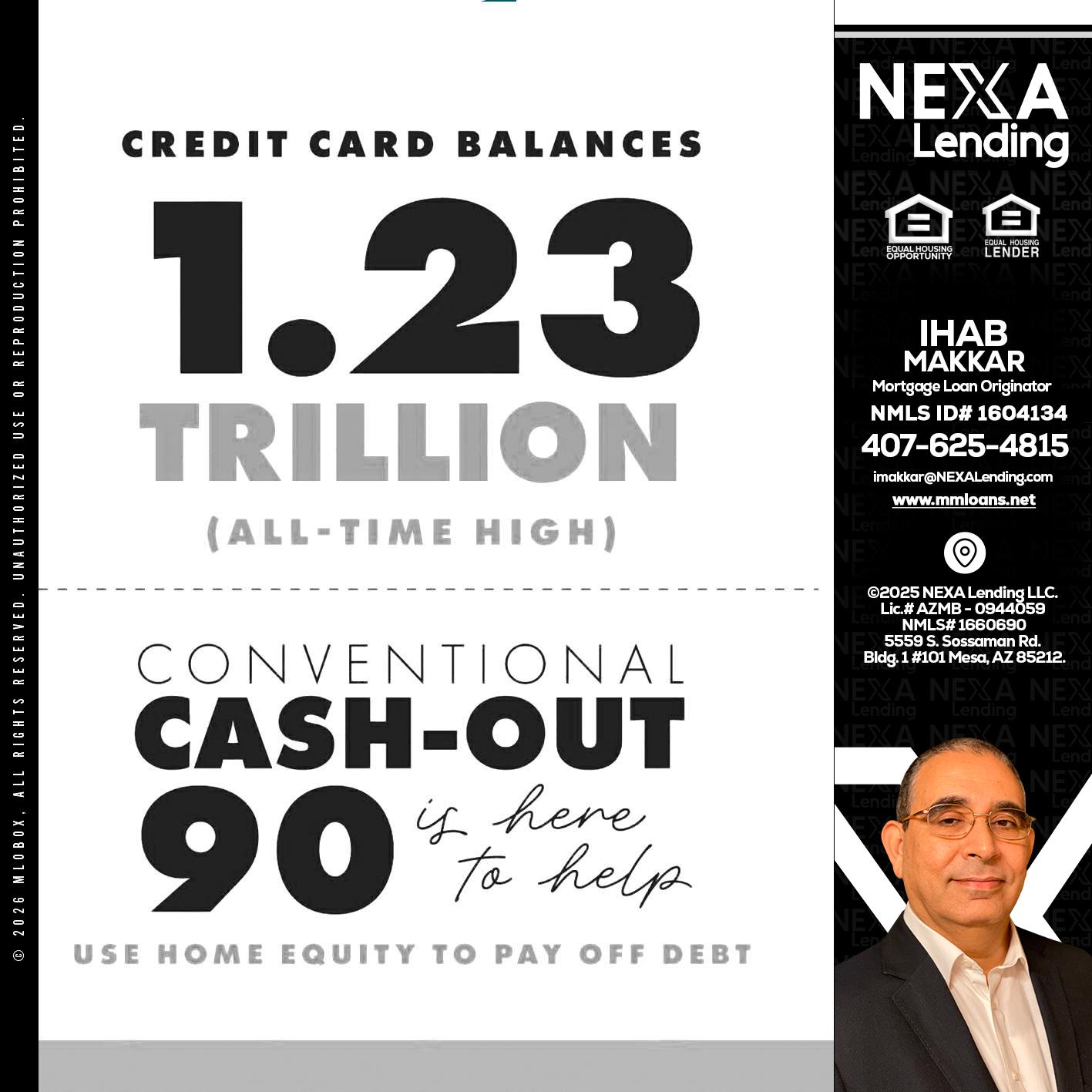 CREDIT CARD BALANCE - Ihab Makkar -Mortgage Loan Originator