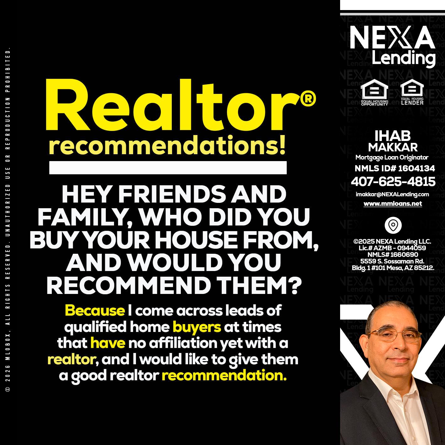 REALTOR - Ihab Makkar -Mortgage Loan Originator