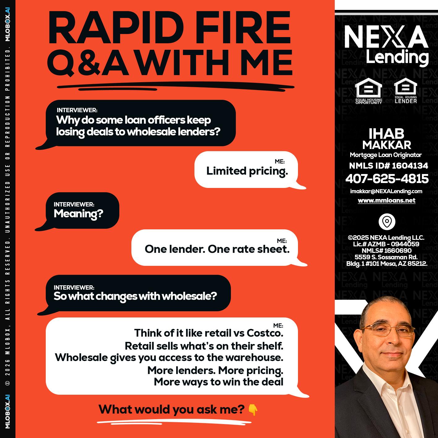 Q&A - Ihab Makkar -Mortgage Loan Originator