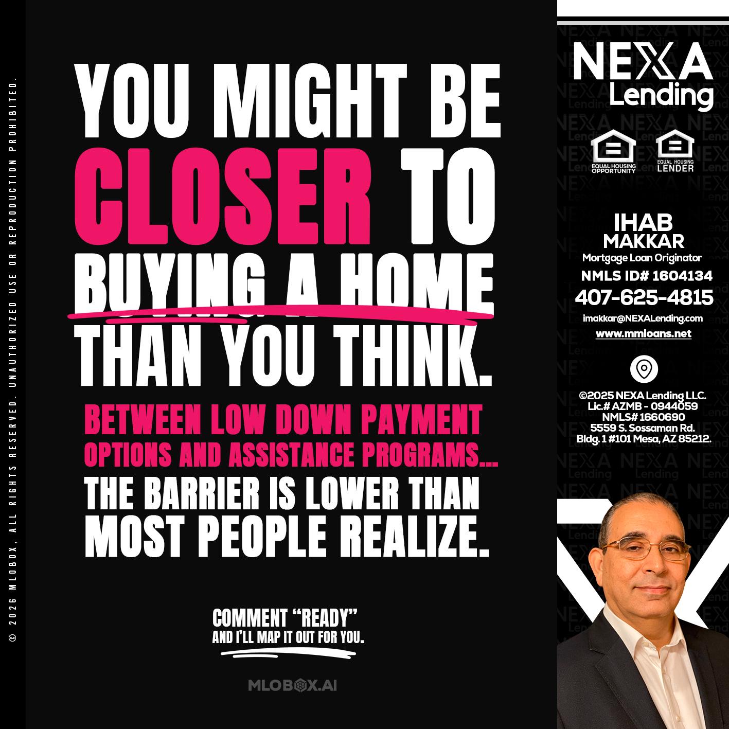 YOU MIGHT BE - Ihab Makkar -Mortgage Loan Originator