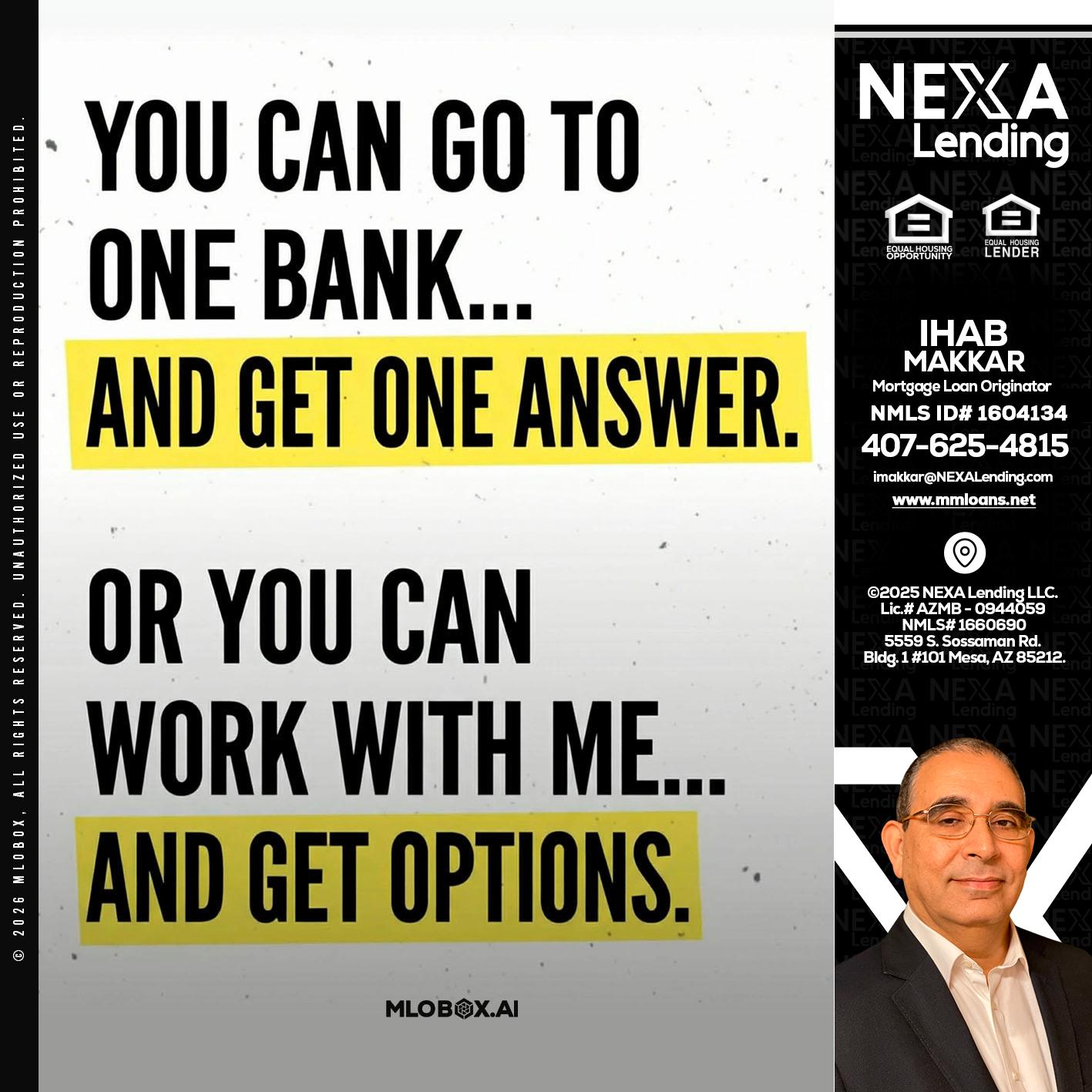 YOU CAN GO TO - Ihab Makkar -Mortgage Loan Originator