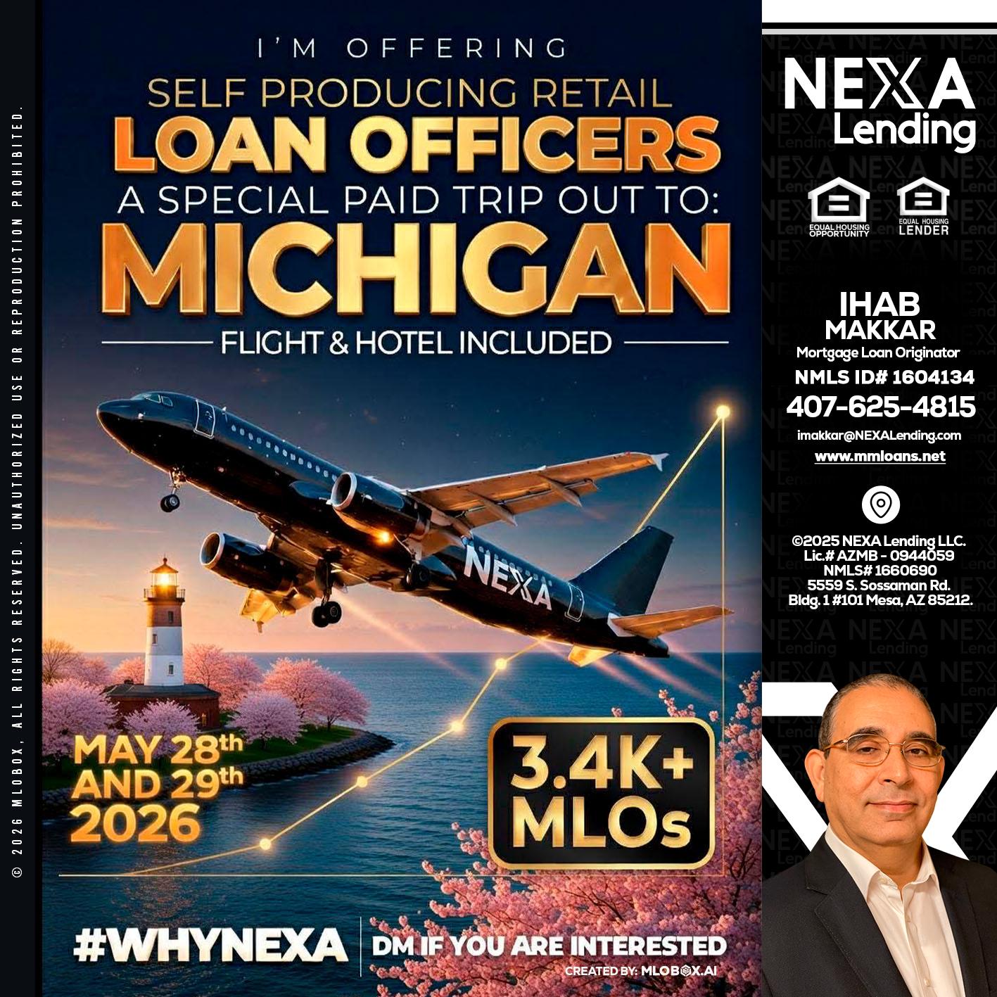 MICHIGAN TRIP - Ihab Makkar -Mortgage Loan Originator