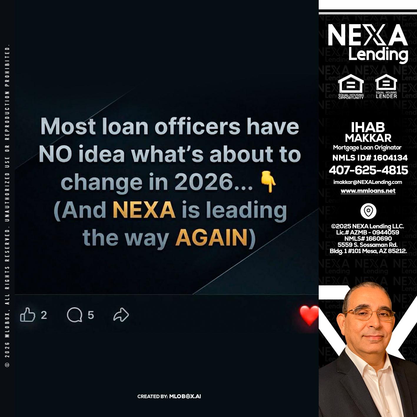 most loan officers - Ihab Makkar -Mortgage Loan Originator