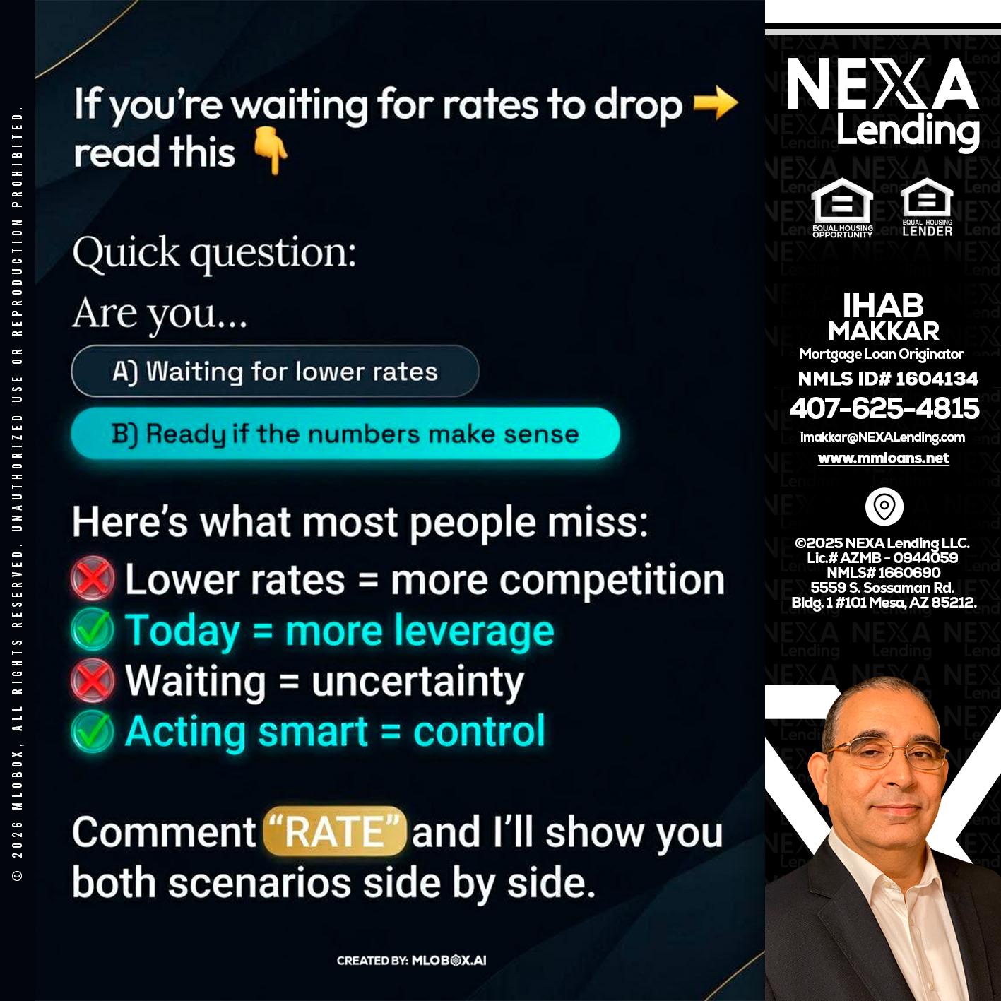 IF YOU ARE - Ihab Makkar -Mortgage Loan Originator