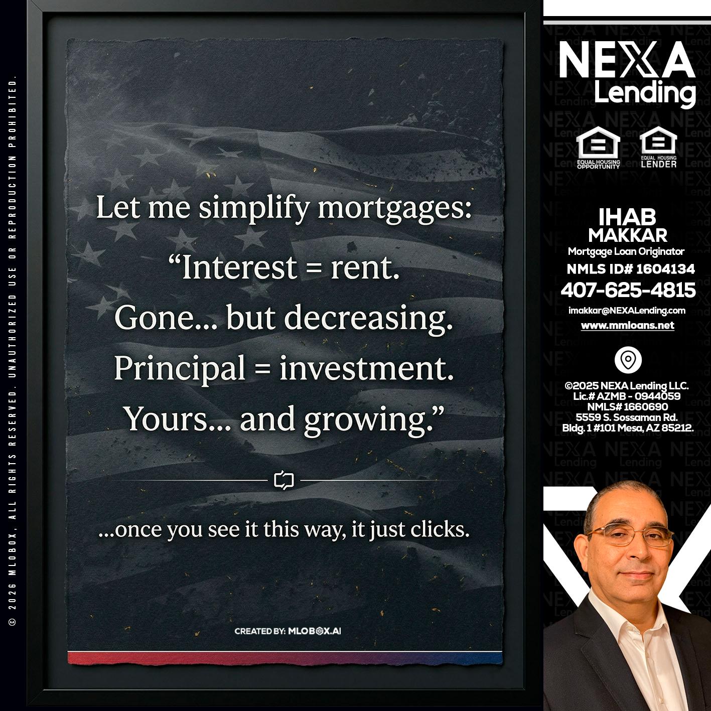 LET ME SIMPLIFY - Ihab Makkar -Mortgage Loan Originator