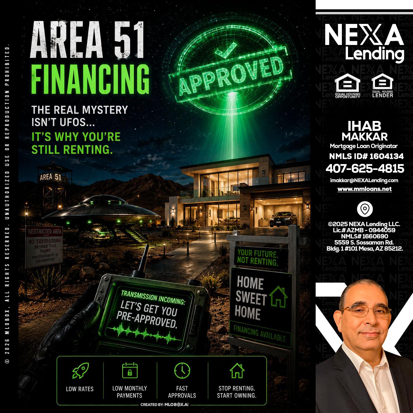 AREA 51 - Ihab Makkar -Mortgage Loan Originator