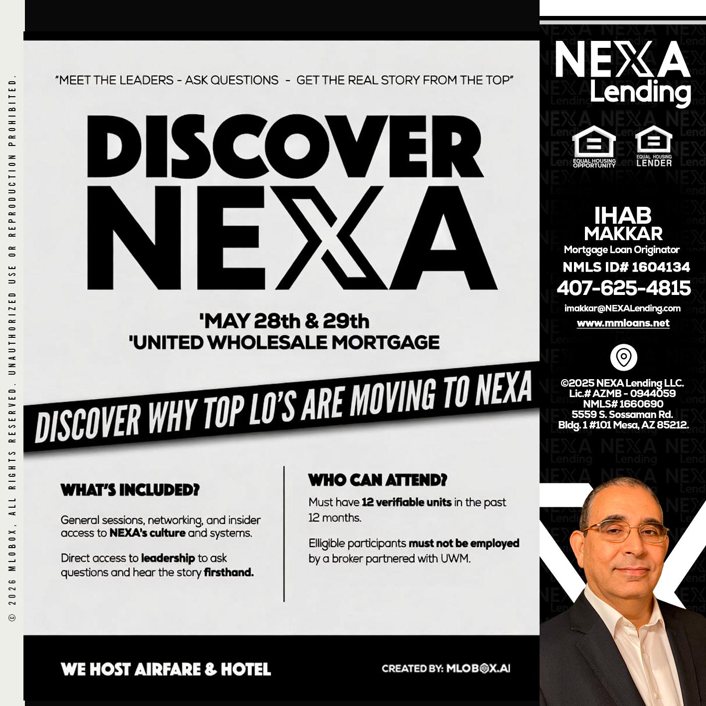 DISCOVER NEXA - Ihab Makkar -Mortgage Loan Originator