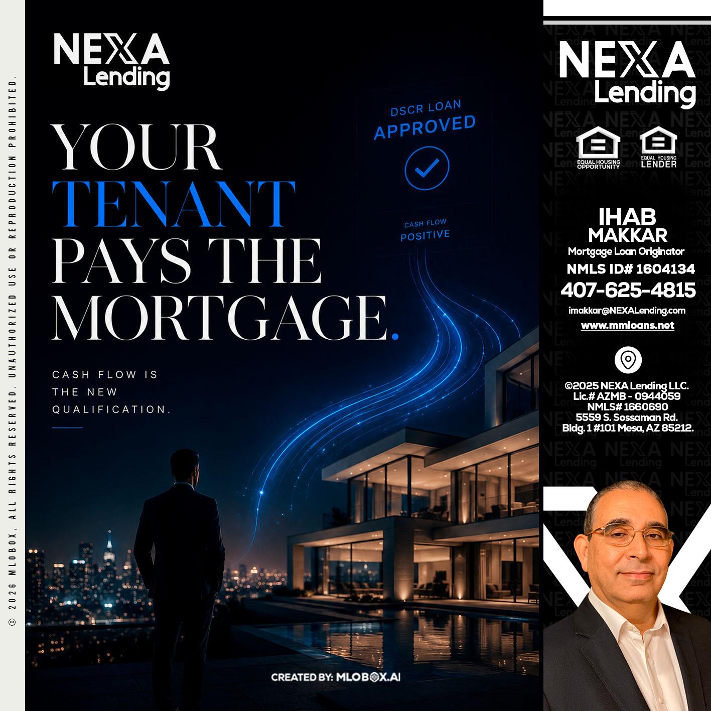 DSCR LOANS - Ihab Makkar -Mortgage Loan Originator