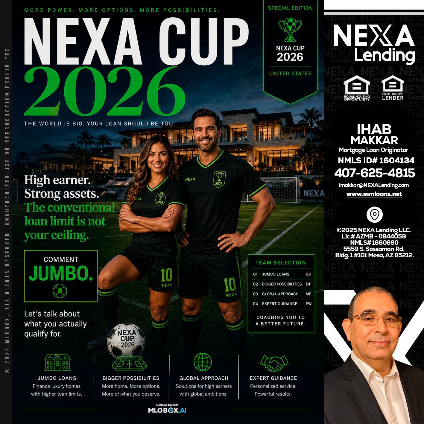 NEXA CUP 2026 - Ihab Makkar -Mortgage Loan Originator