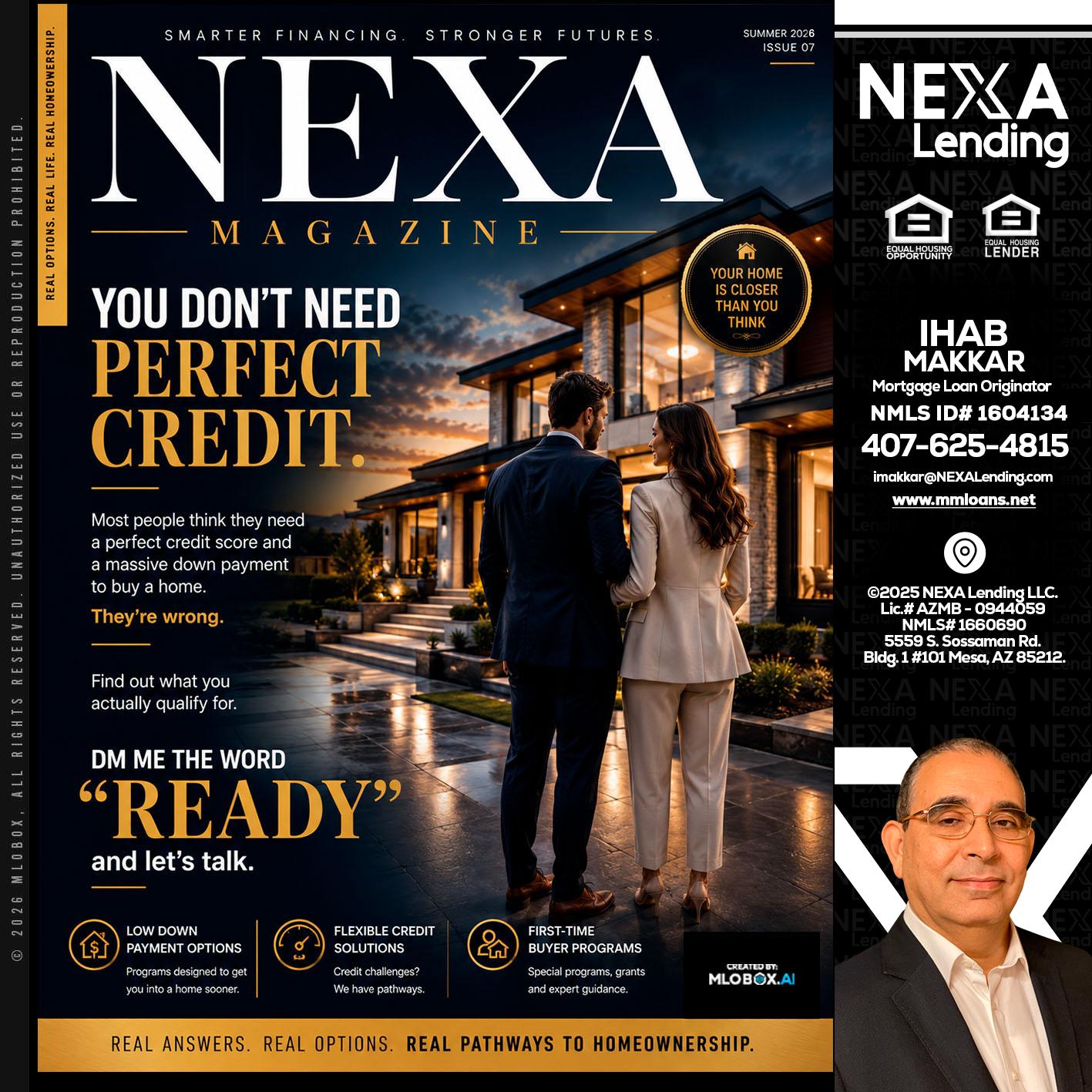 NEXA MAGAZINE - Ihab Makkar -Mortgage Loan Originator