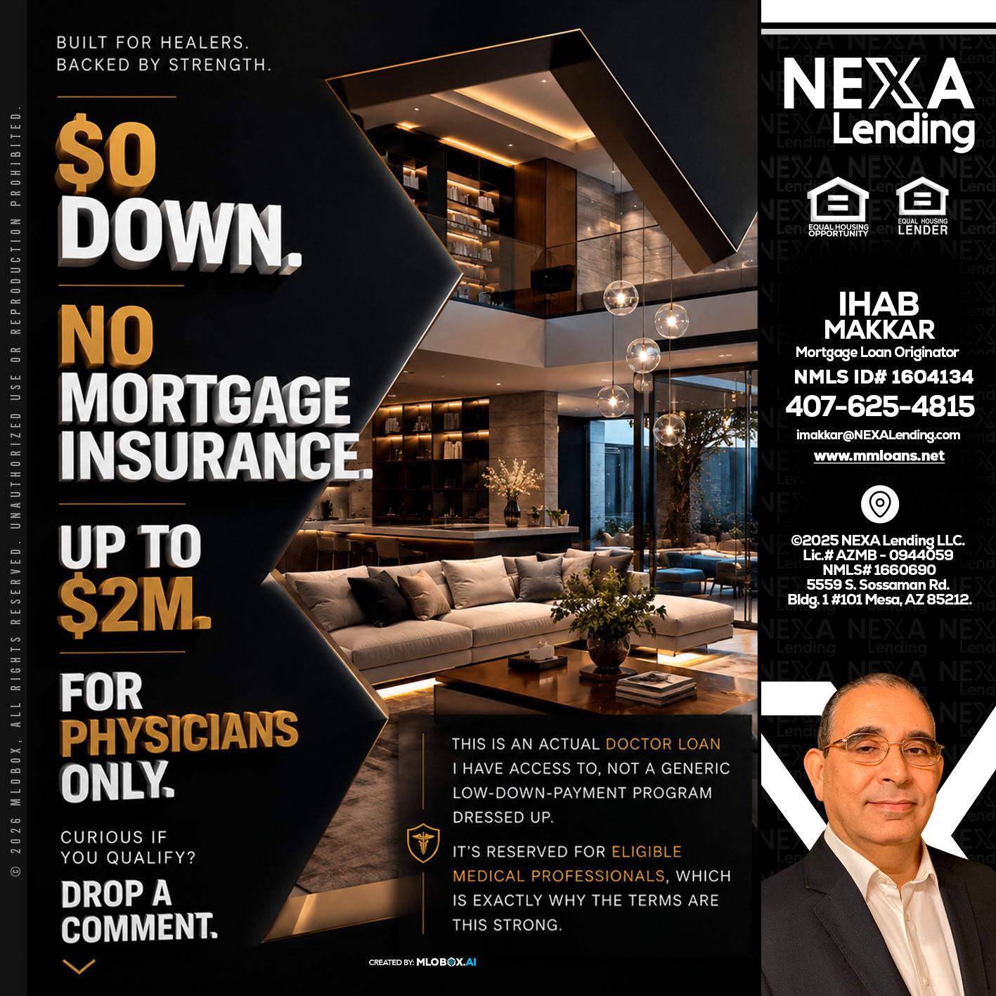 $0 DOWN - Ihab Makkar -Mortgage Loan Originator