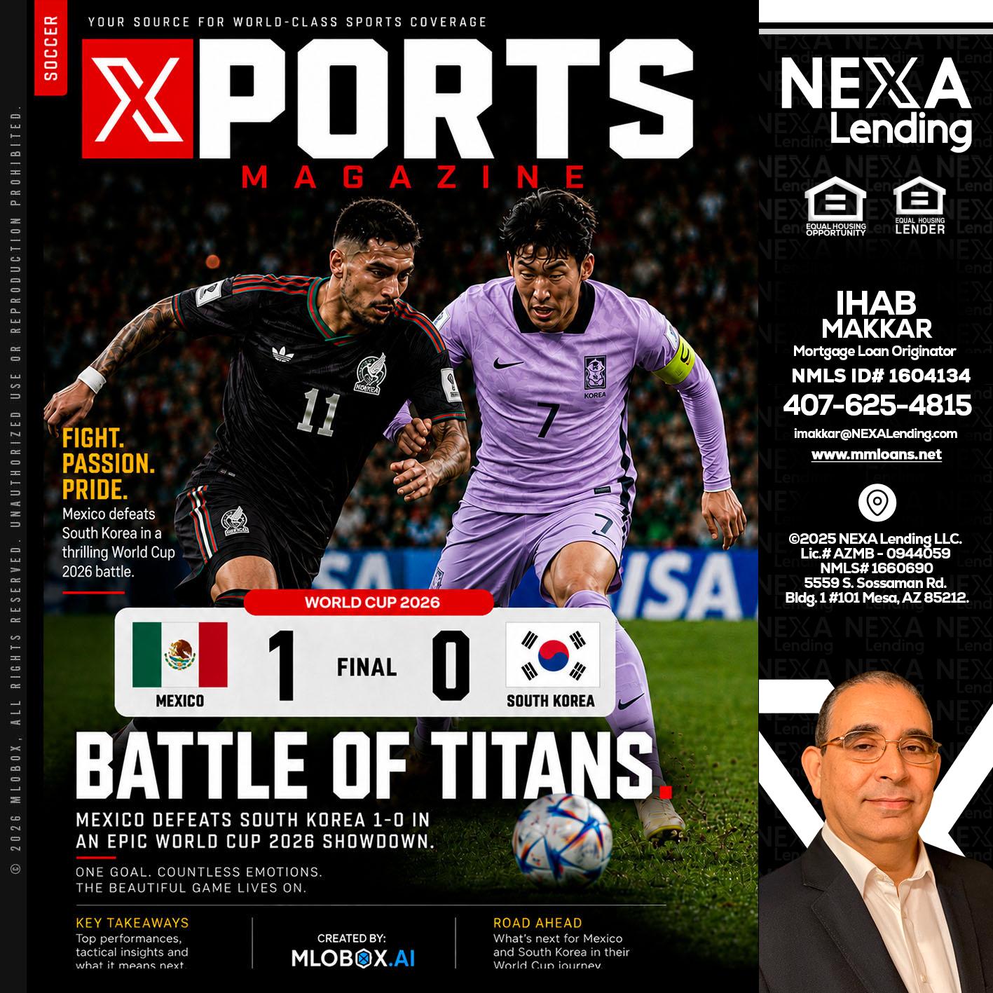 XPORTS MAGAZINE - Ihab Makkar -Mortgage Loan Originator