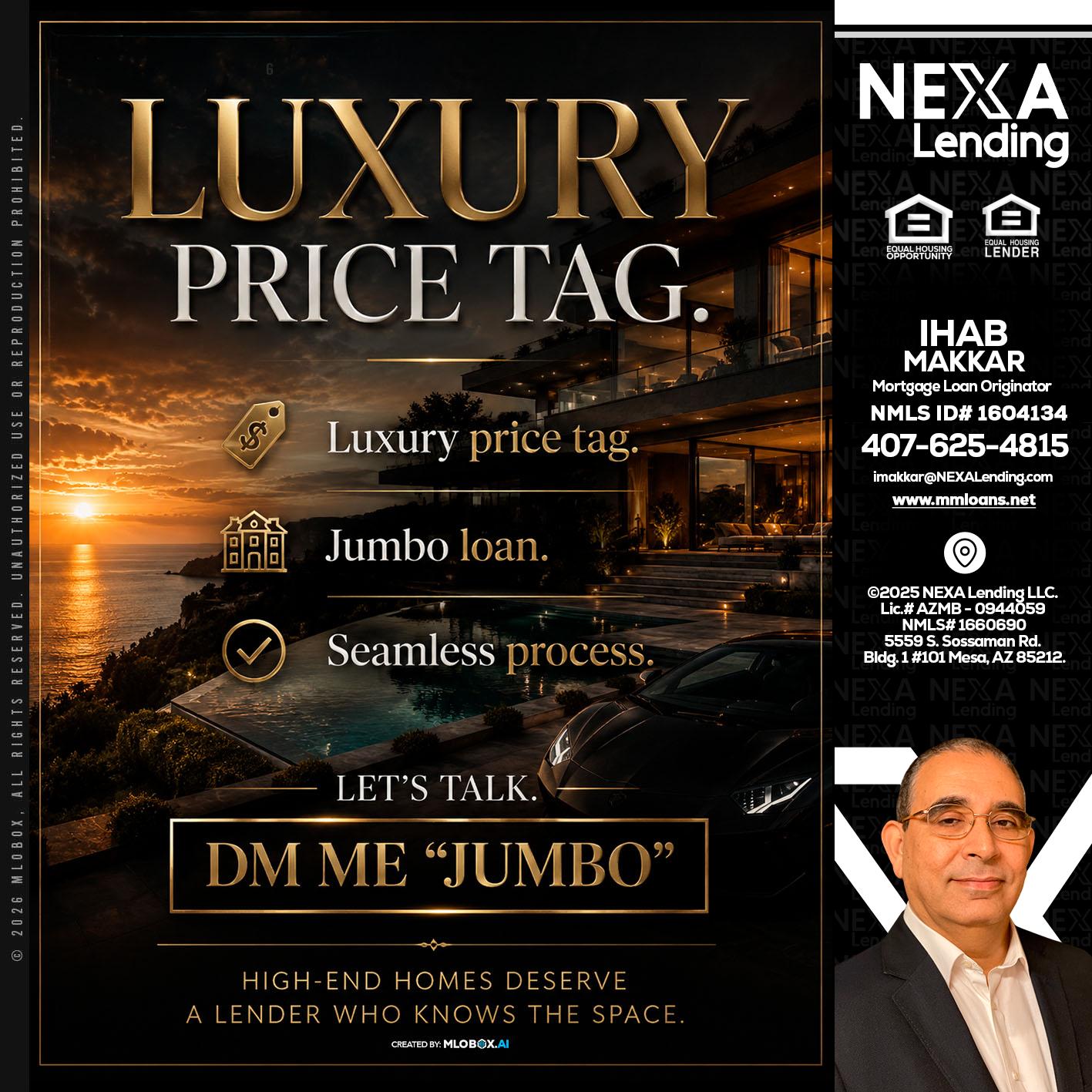 LUXURY PRICE - Ihab Makkar -Mortgage Loan Originator