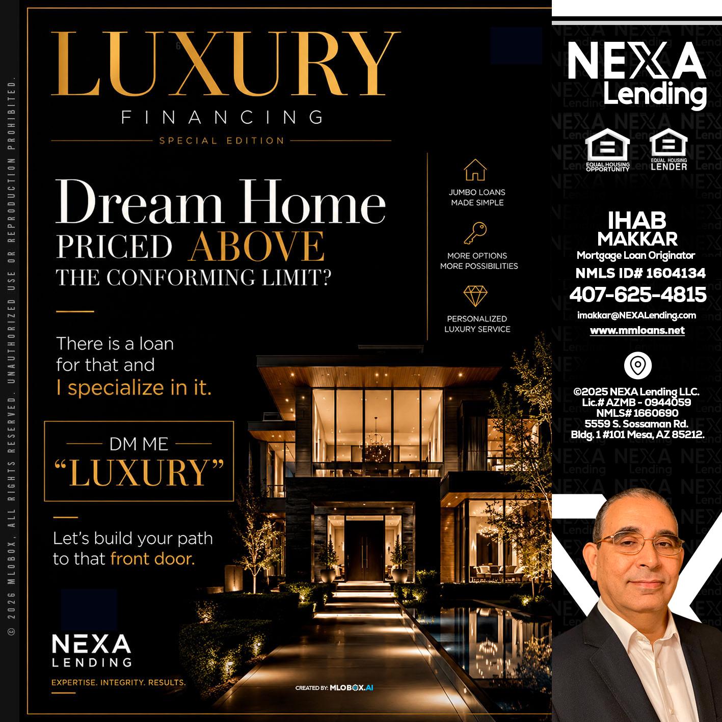 LUXURY - Ihab Makkar -Mortgage Loan Originator