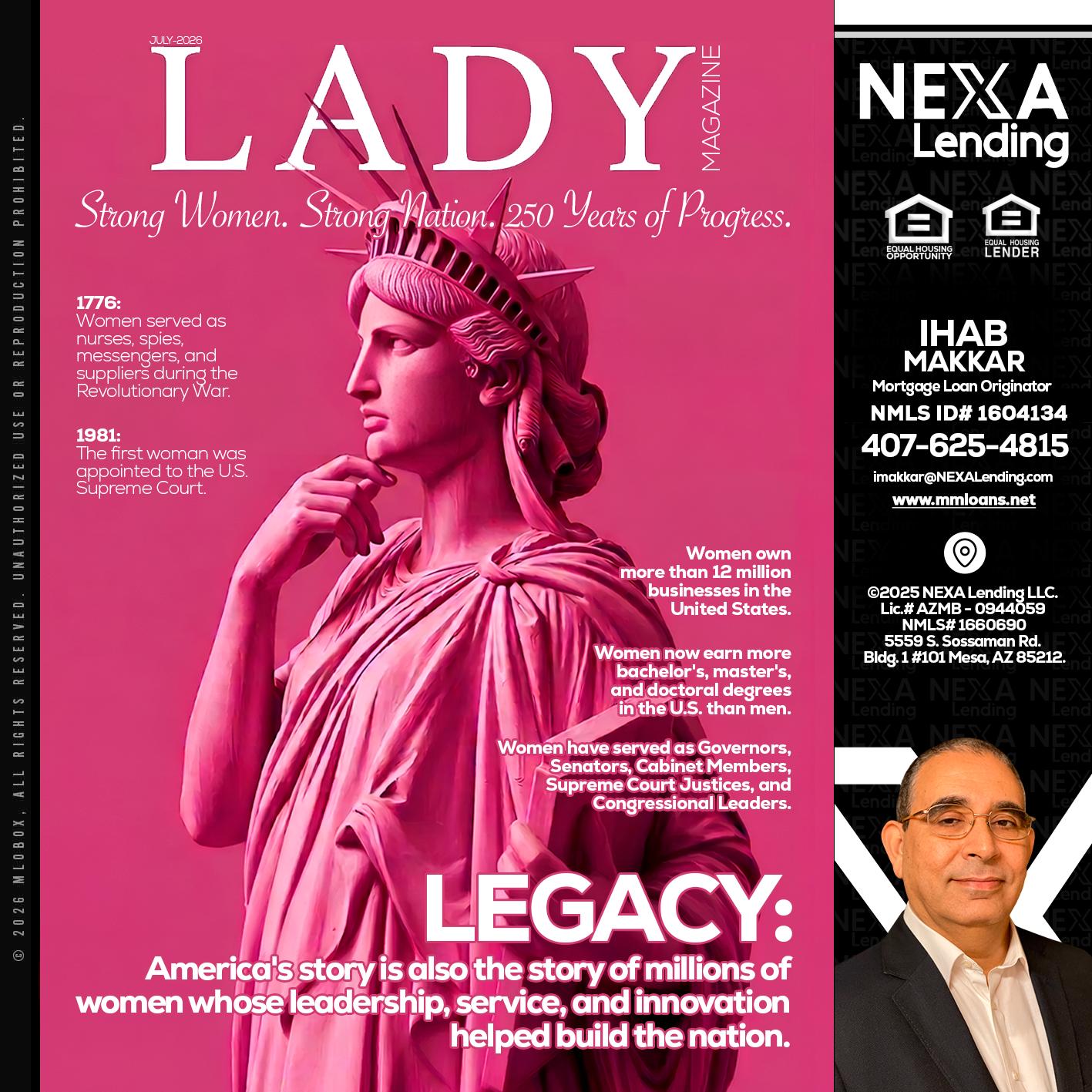 LADY LIBERTY! - Ihab Makkar -Mortgage Loan Originator