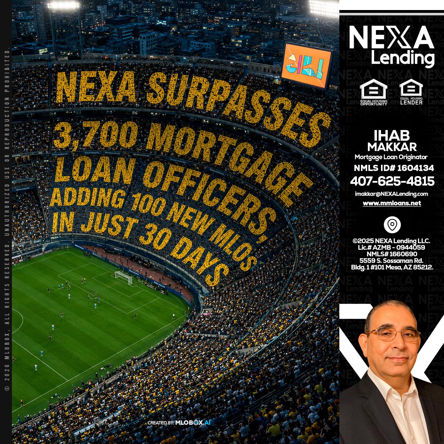 NEXA SURPASSES - Ihab Makkar -Mortgage Loan Originator