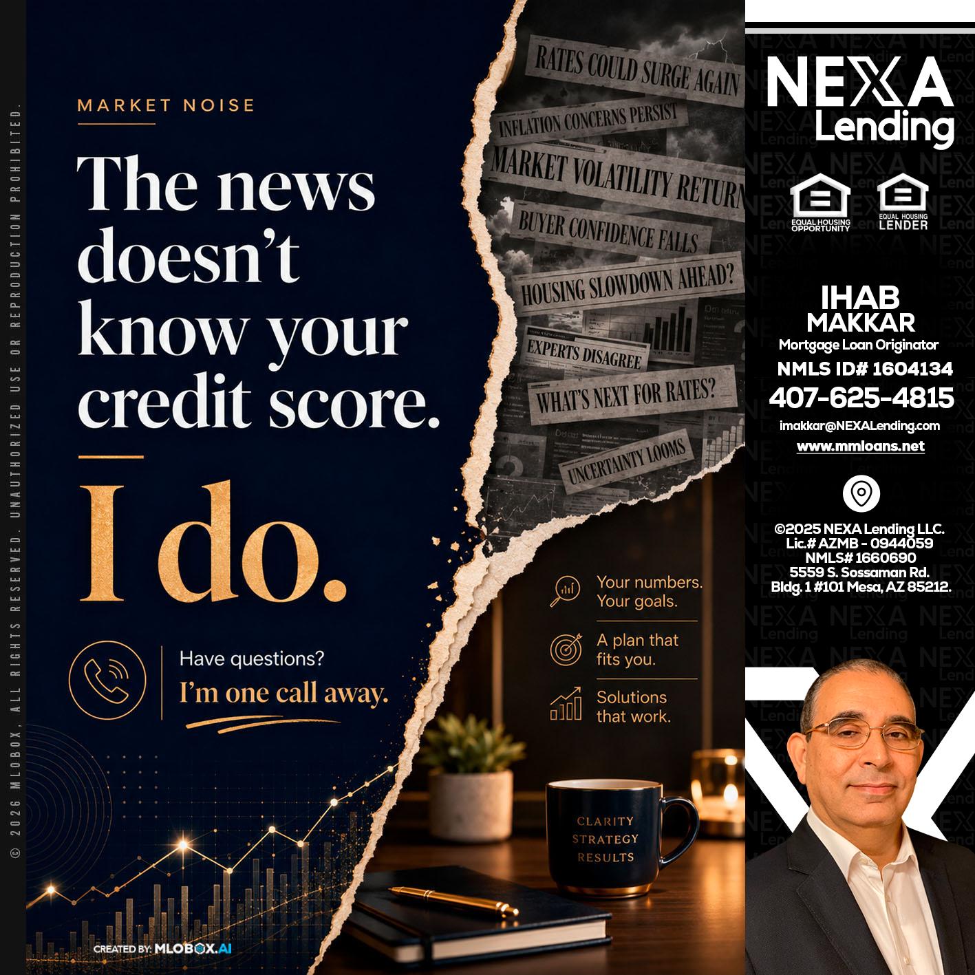 MARKET NOISE - Ihab Makkar -Mortgage Loan Originator
