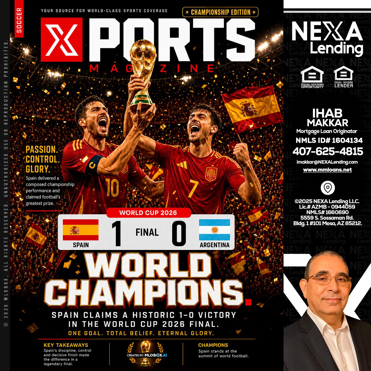 SPAIN CHAMPION - Ihab Makkar -Mortgage Loan Originator