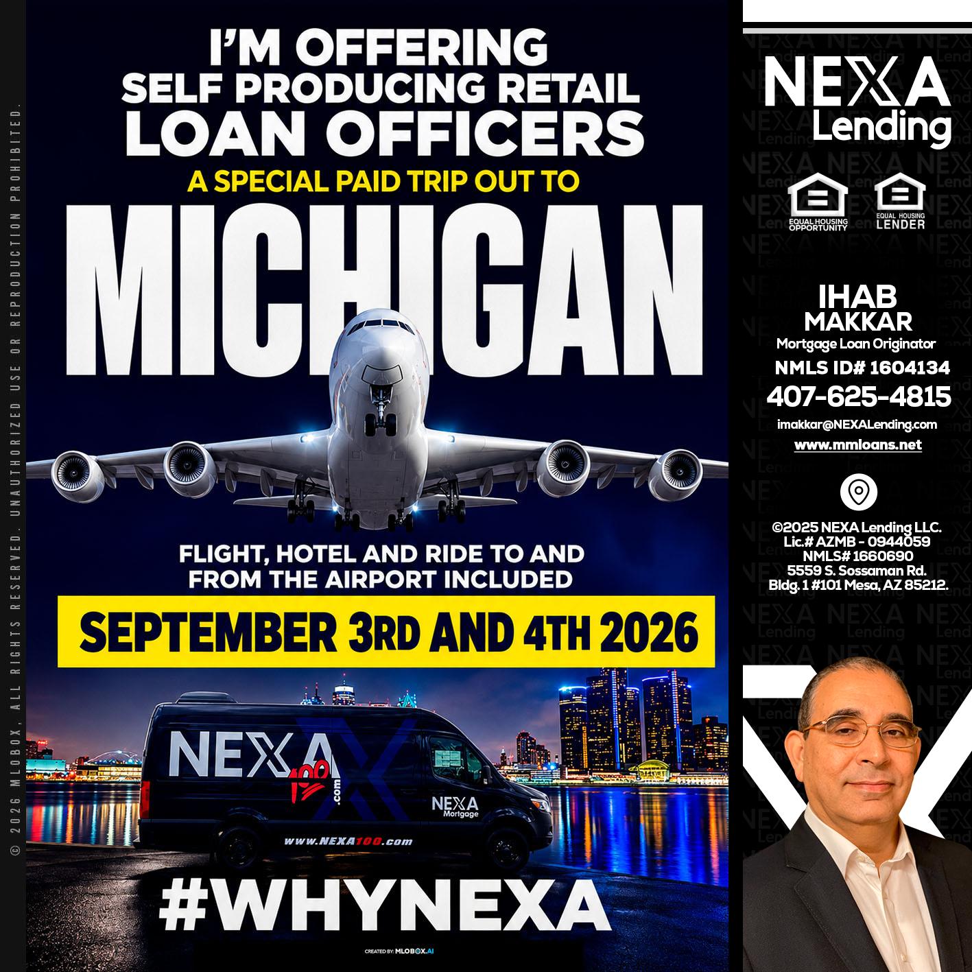 MICHIGAN - Ihab Makkar -Mortgage Loan Originator