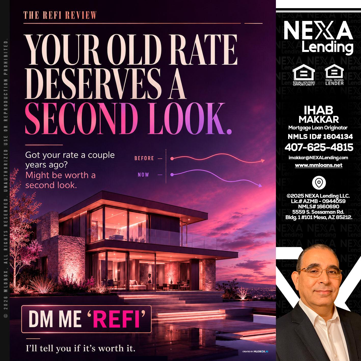 YOUR OLD - Ihab Makkar -Mortgage Loan Originator