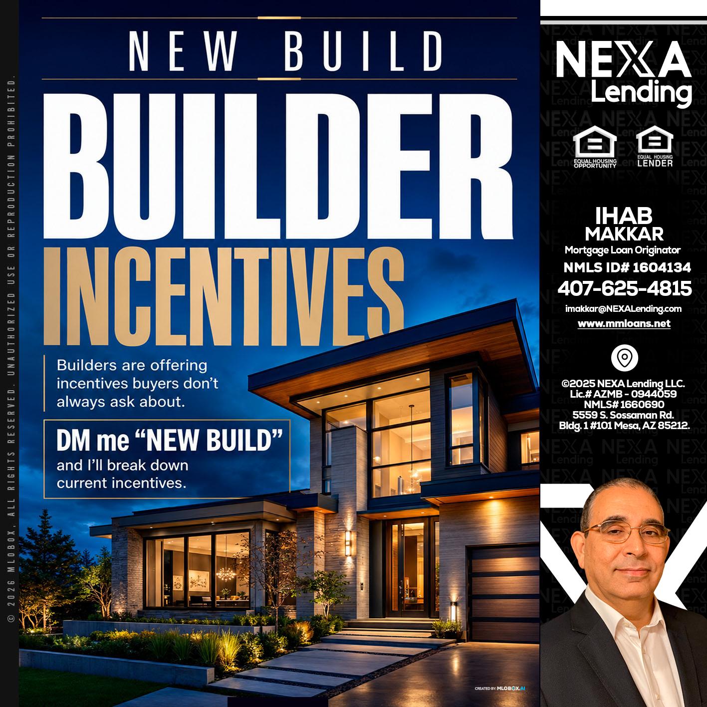 NEW BUILDER - Ihab Makkar -Mortgage Loan Originator