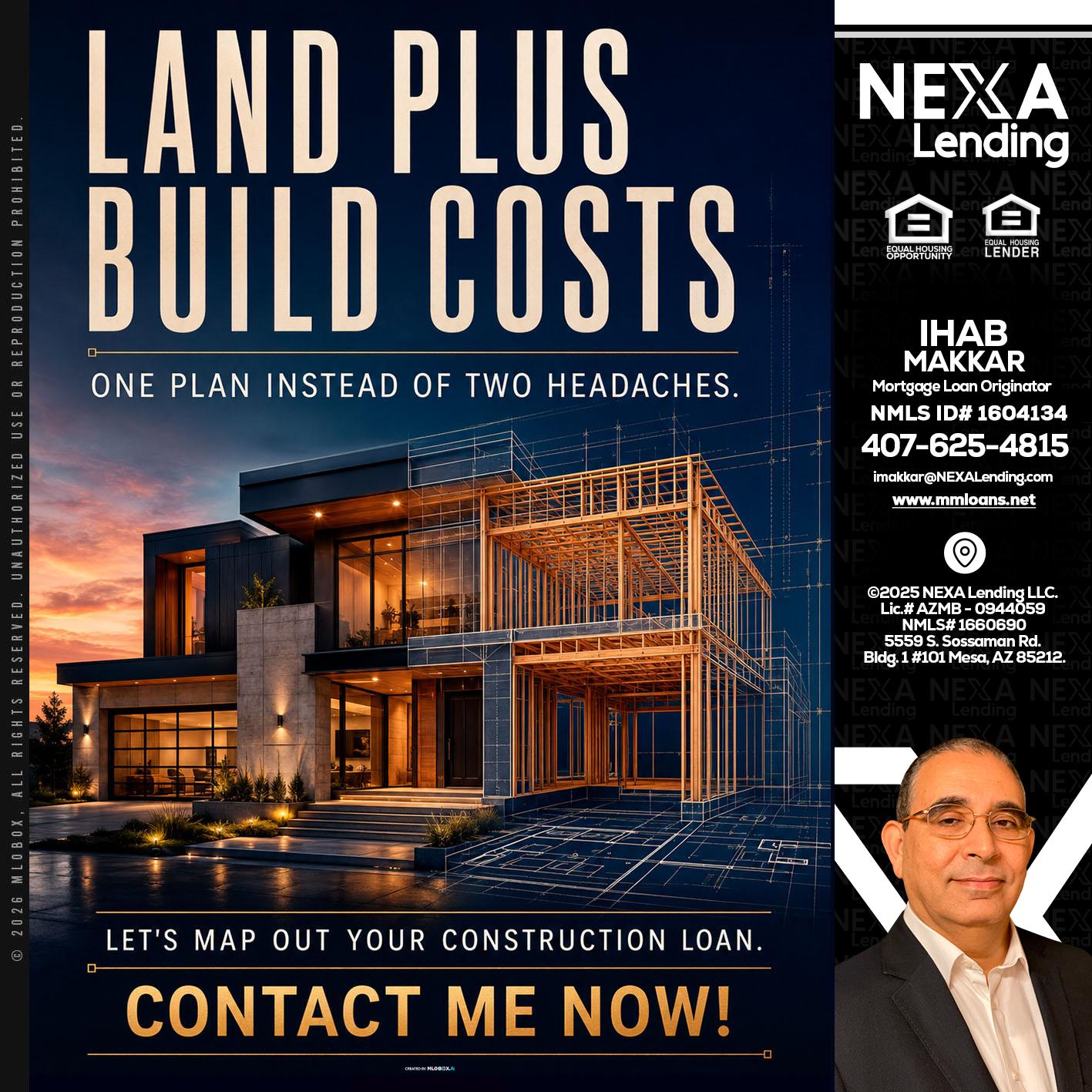 LAND PLUS - Ihab Makkar -Mortgage Loan Originator