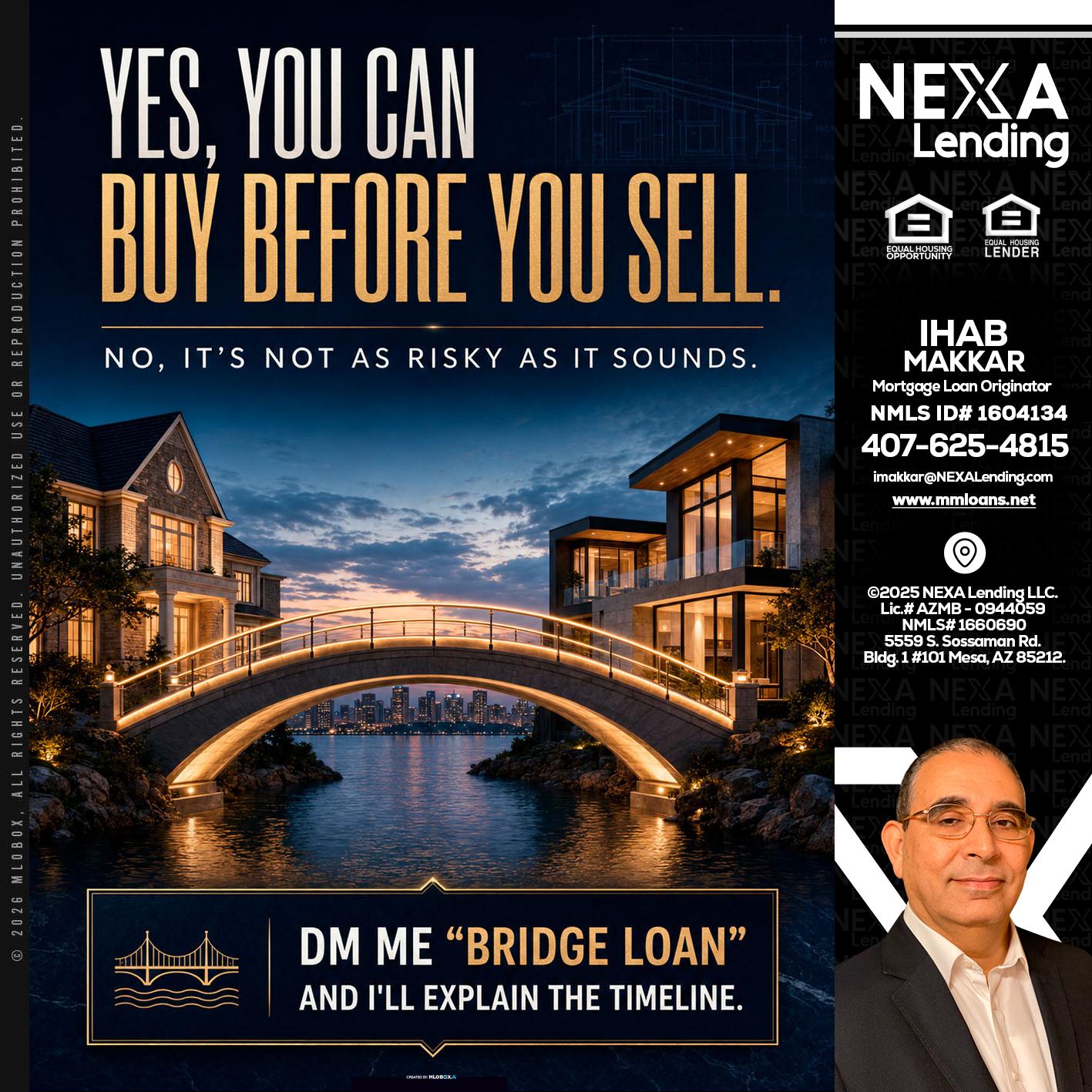 YES, YOU CAN - Ihab Makkar -Mortgage Loan Originator