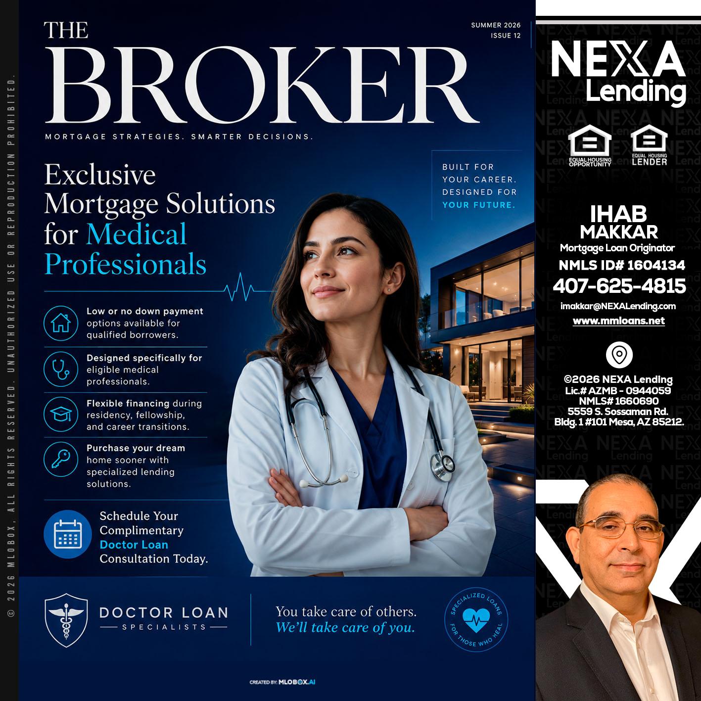 THE BROKER - Ihab Makkar -Mortgage Loan Originator