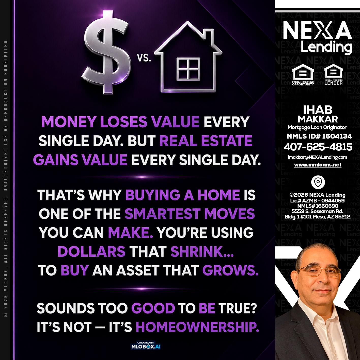 MONEY LOSES - Ihab Makkar -Mortgage Loan Originator