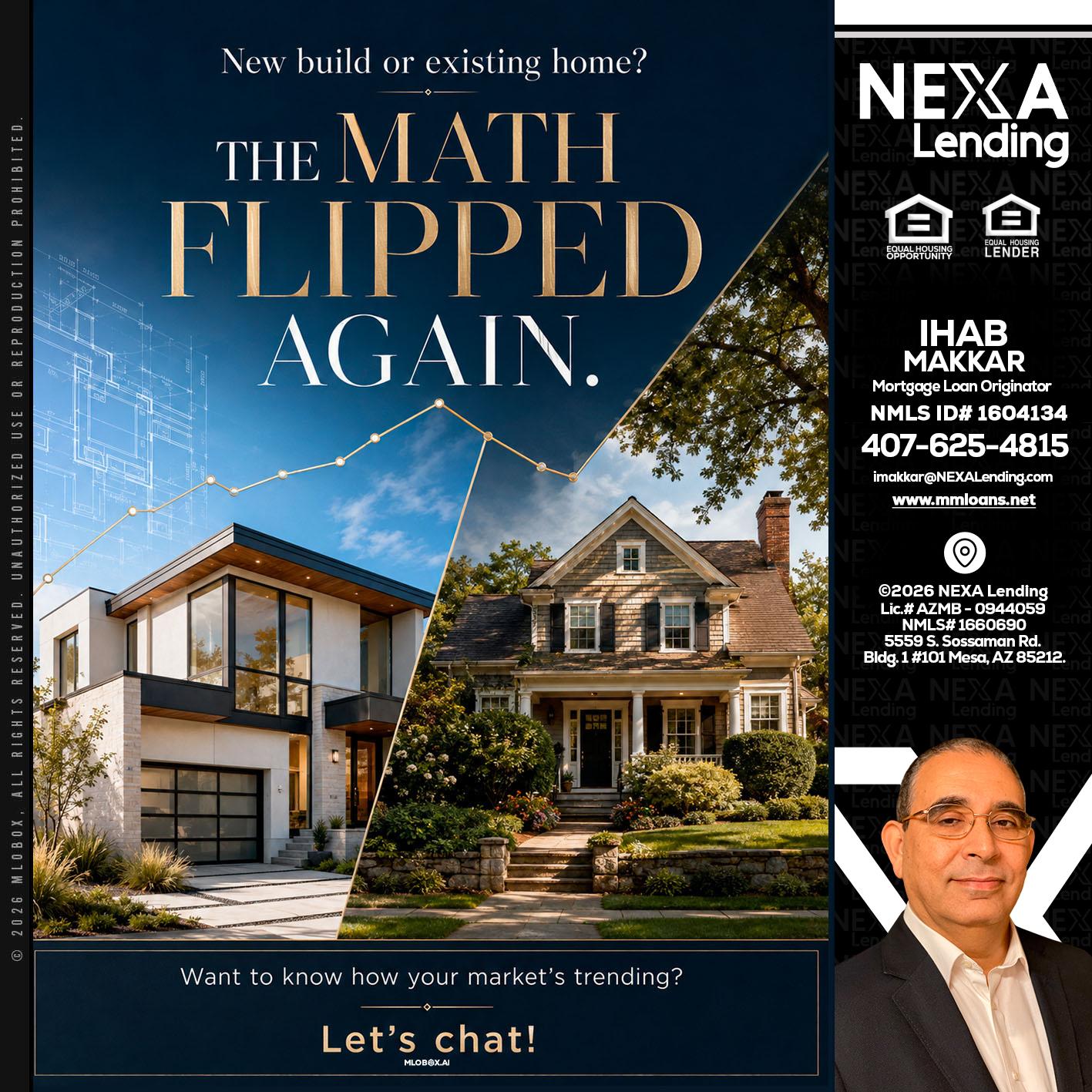 THE MATH FLIPED - Ihab Makkar -Mortgage Loan Originator