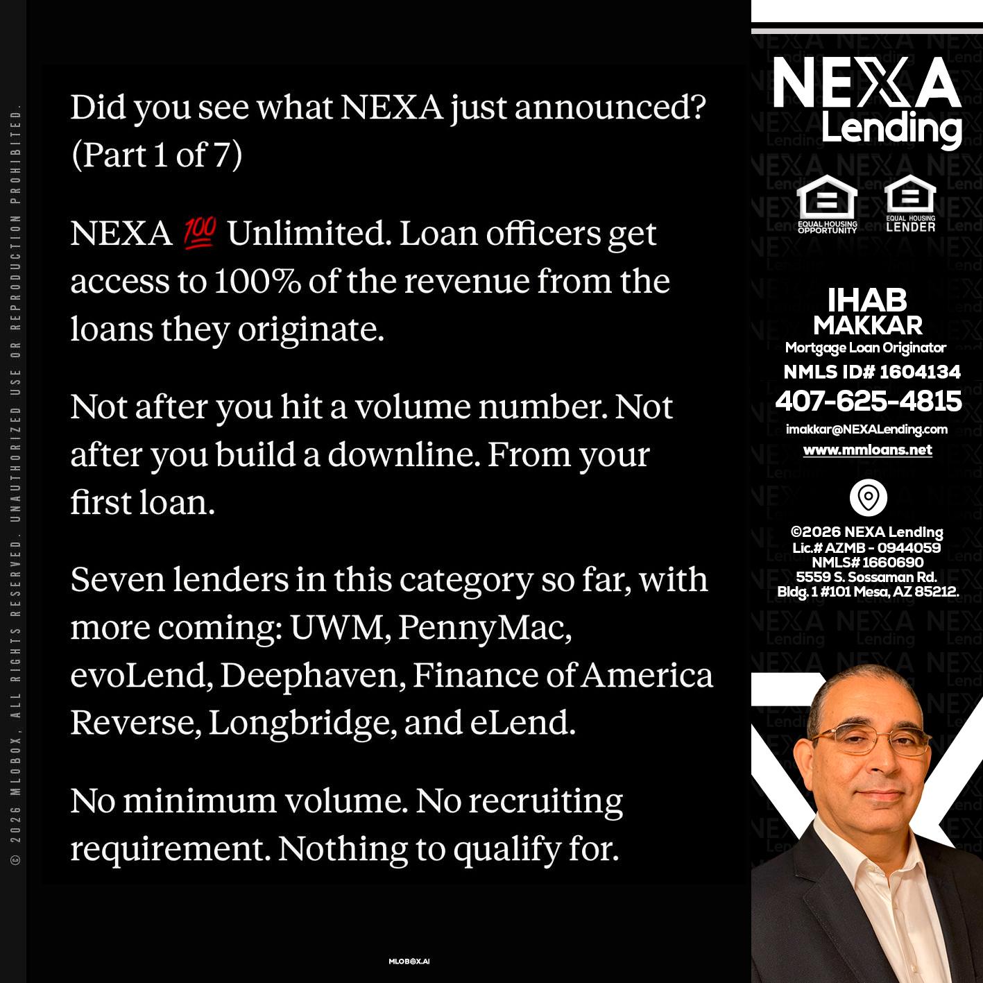 DID YOU KNOW - Ihab Makkar -Mortgage Loan Originator